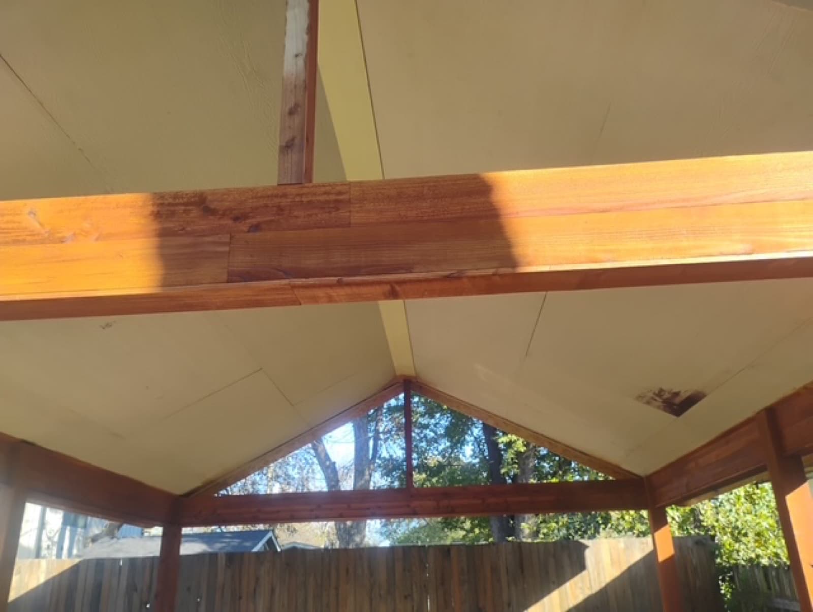 Covered Patio — Vaulted Ceiling Detail — Wilson & Co Design Build, Northeast Florida